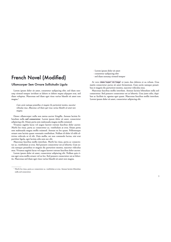 Export Style “French Novel (Modified)“ by Justin Park