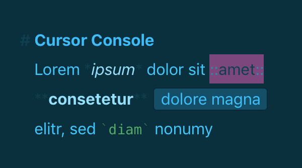 Editor Theme “Cursor Console“ by Marcus | The Soulmen