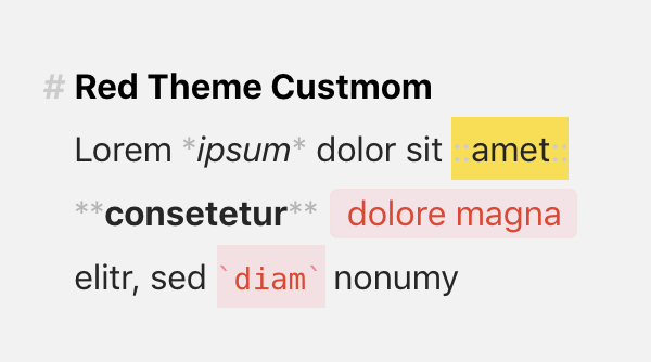 Editor Theme “Red Theme Custmom“ by Stackblocks