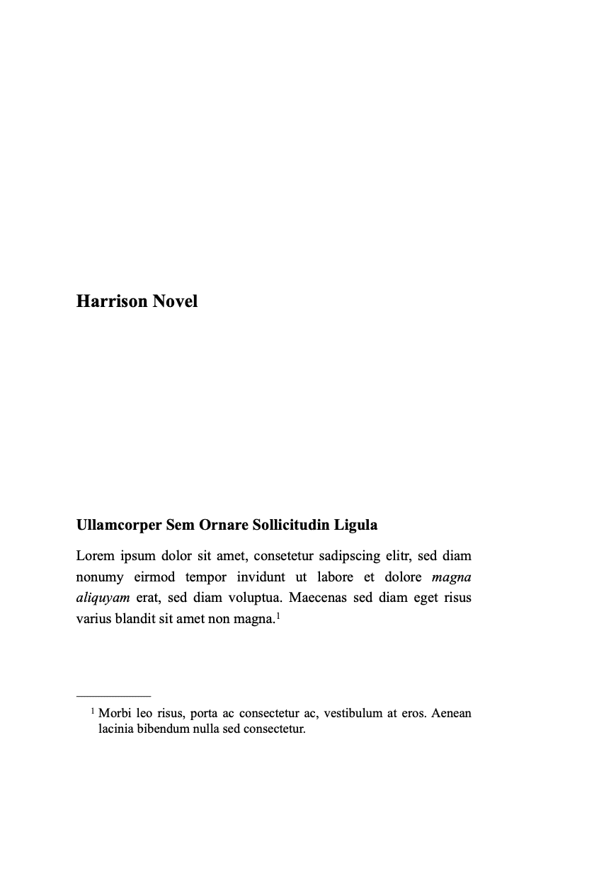 Harrison Novel Preview 1